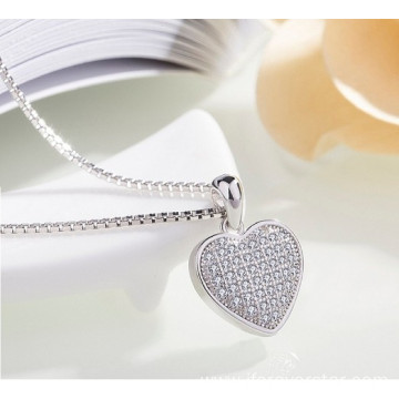 NEW 925 Sterling Silver Jewelry and Heart Necklace